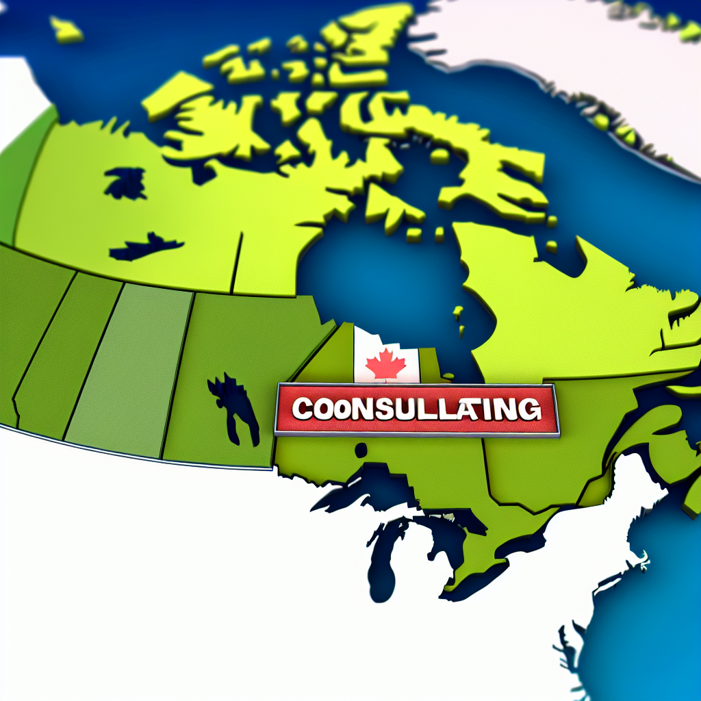 A map of Canada forming together.