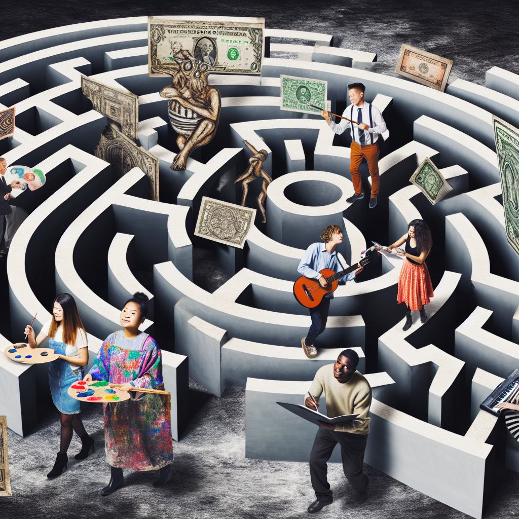 Artists navigating a maze of royalties.